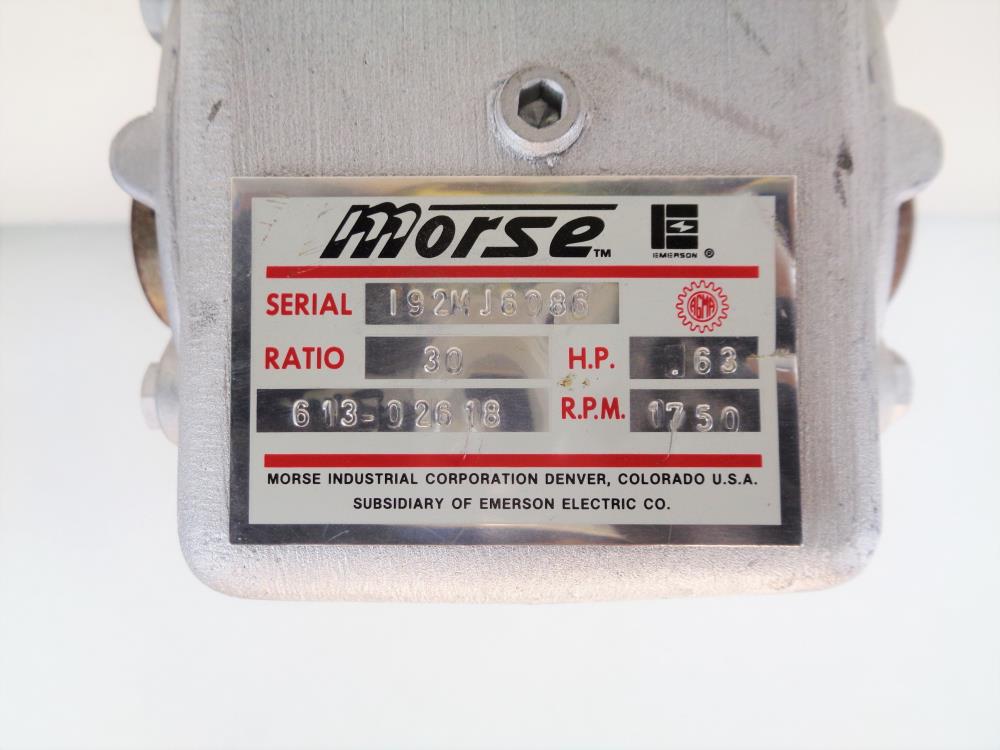 Morse Gearbox, 30:1 Ratio, 613-02618, 192MJ6086
